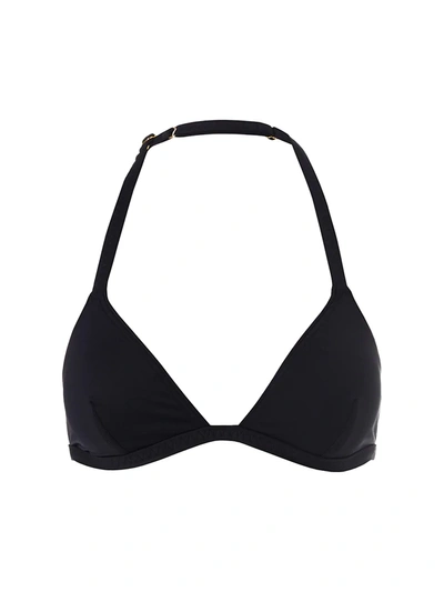 Shop Melissa Odabash Portofino Halter Bikini Top In Black