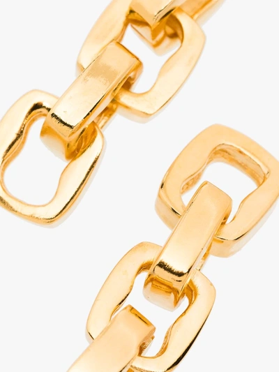 Shop Kenneth Jay Lane Gold Tone Four Link Chain Drop Earrings