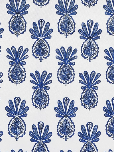 La Doublej Pineapple Print Apron In White