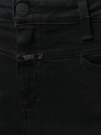 Shop Closed High-waist Slim-fit Jeans In Black