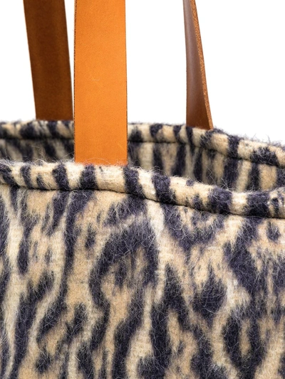 Shop Forte Forte Leopard-print Tote Bag In Neutrals