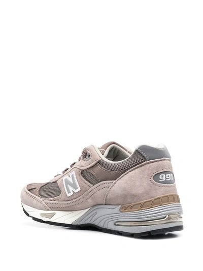 Shop New Balance 991 Suede Low-top Sneakers In Brown