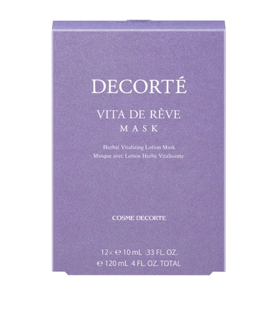 Shop Decorté Prime Latte Facial Mask (pack Of 12) In White