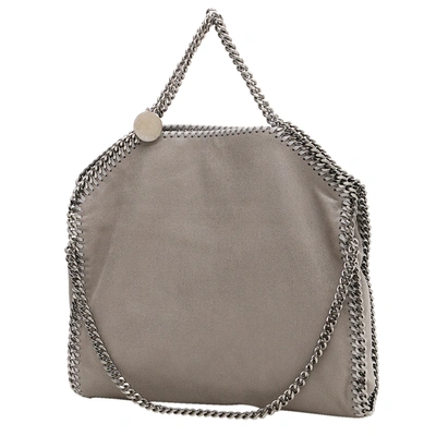 Pre-owned Stella Mccartney Grey Leather Chain Falabella Tote Bag