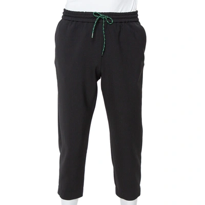 Pre-owned Kenzo Black Expedition Cropped Tapered Trousers M