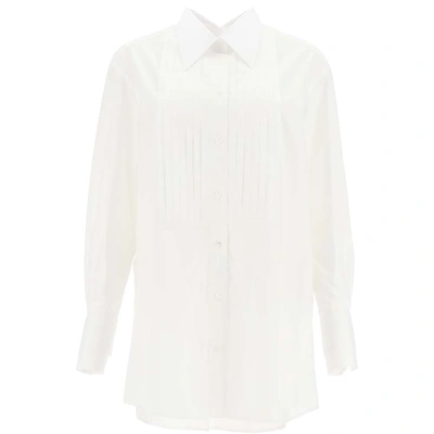 Pre-owned Dolce & Gabbana White Cotton Shirt Size It 42