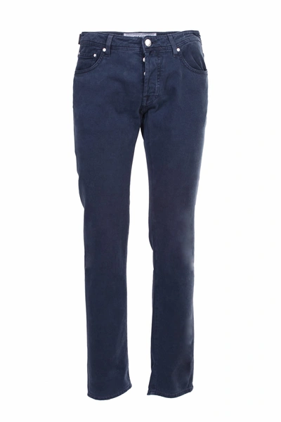 Shop Jacob Cohen Straight Leg Jeans In Blu