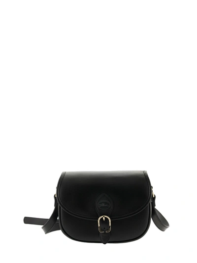 Shop Longchamp Shoulder Bag S In Black