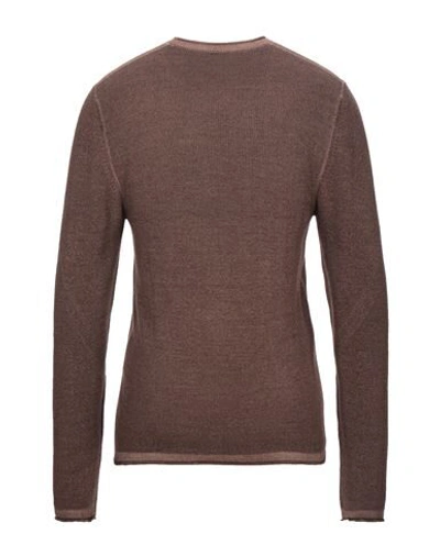 Shop Altea Man Sweater Brown Size M Virgin Wool