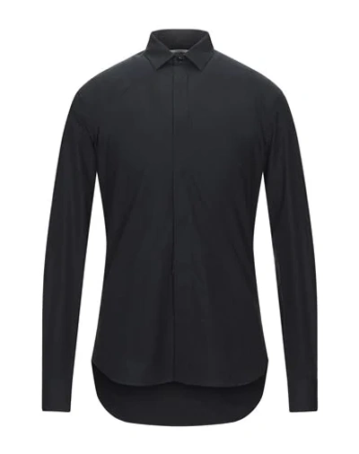 Shop Saint Laurent Solid Color Shirt In Black