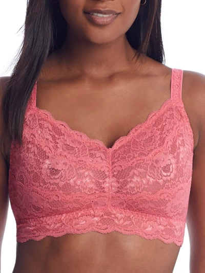 Shop Cosabella Never Say Never Sweetie Curvy Bralette In Rouge
