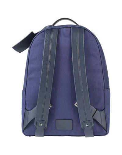 Shop Valentino Backpacks In Dark Blue