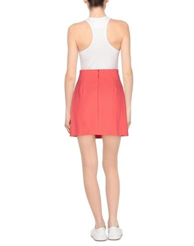 Elisabetta Franchi Mini Skirt In Coral