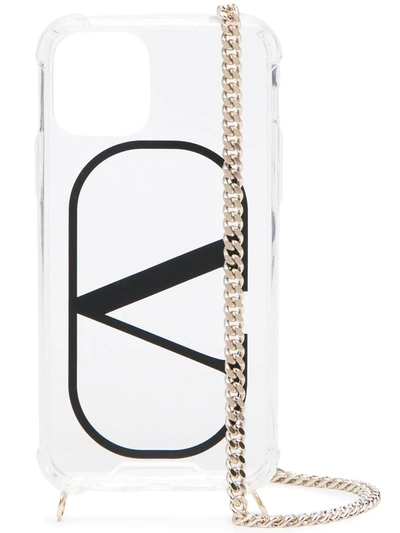 Shop Valentino Vlogo Iphone 11 Pro Case In White