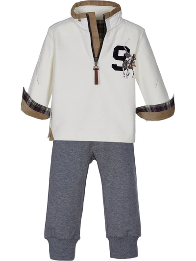 Shop Lapin House Lapin Boys Two-piece Tracksuit In White