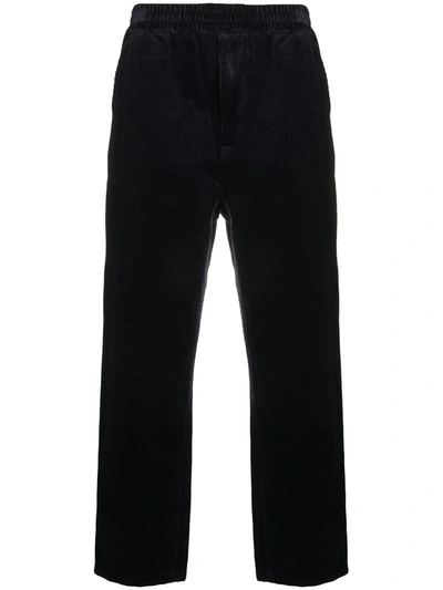 Shop Carhartt Corduroy Loose Fit Trousers In Blue