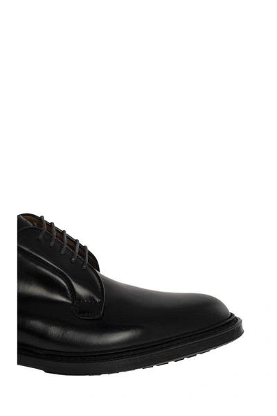 Shop Alden Shoe Company Alden Cordovan Commando Plain Toe Blucher In Black