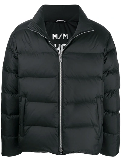 Shop Moose Knuckles Javelin High-neck Down Jacket In Black