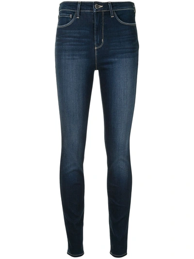 Shop L Agence Marguerite Skinny Jeans In Blue