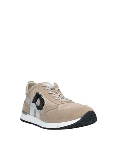 Ruco Line Sneakers In Beige