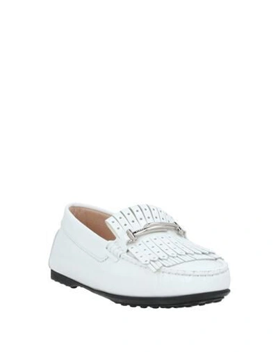 Tod's Loafers In White
