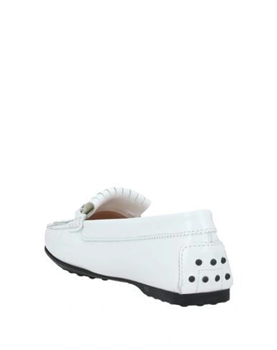 Tod's Loafers In White