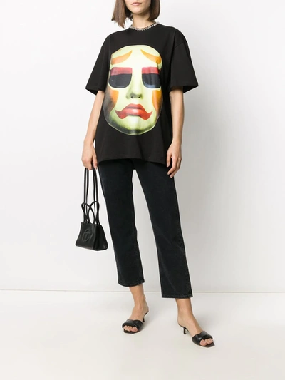 Shop Ih Nom Uh Nit Mask-print T-shirt In Black