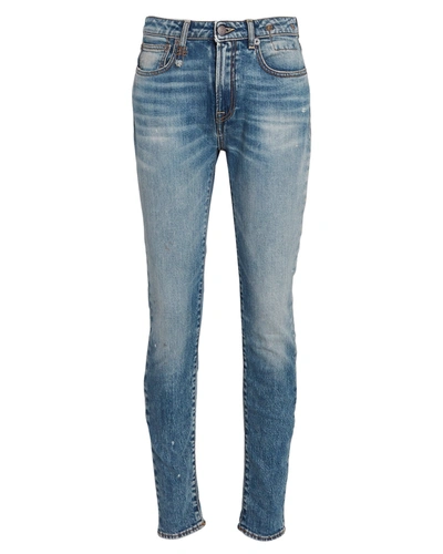 Shop R13 Alison High-rise Skinny Jeans In Carlton