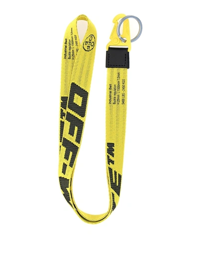 Shop Off-white Necklace Key Ring In Yellow