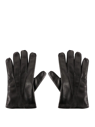 Shop Tom Ford Napa Gloves In Black