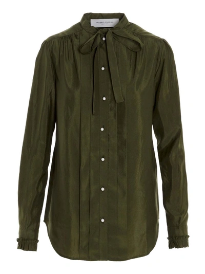 Shop Golden Goose Alessia Shirt In Green