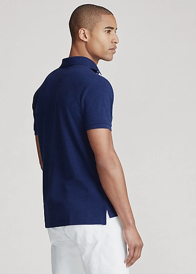 Polo Ralph Lauren Classic Fit Mesh Polo Shirt In Sailing Orange/royal