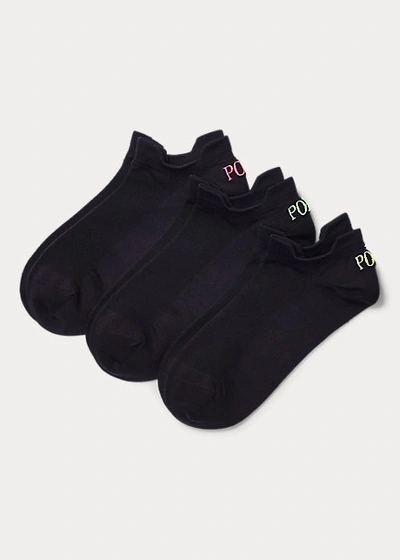 Polo Ralph Lauren Microfiber Sport Sock 3-pack In White