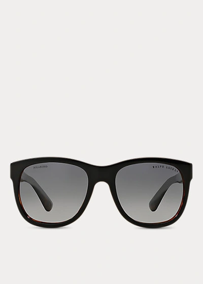 Shop Ralph Lauren Rl Ricky Sunglasses In Top Black On Jerry Havana