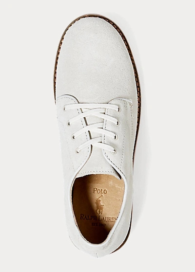 Polo Ralph Lauren Barton Suede Oxford In Casted Dirty Buck