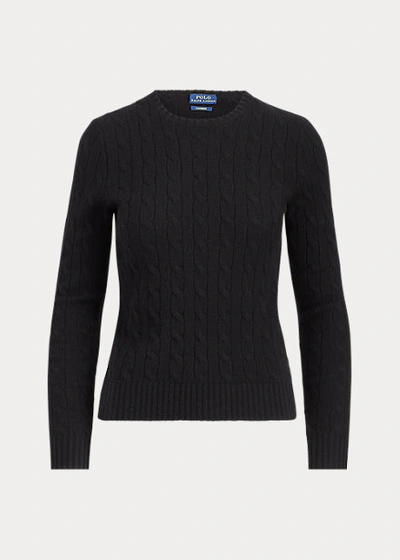Shop Ralph Lauren Cable-knit Cashmere Sweater In Optic Yellow