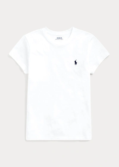 Shop Ralph Lauren Cotton Crewneck T-shirt In Polo Black