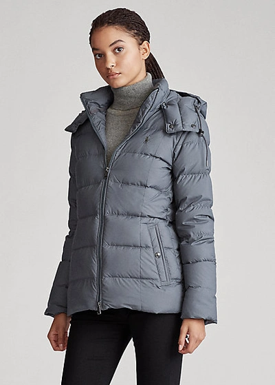 Ralph Lauren Belmont Down-fill Jacket In Combat Grey | ModeSens