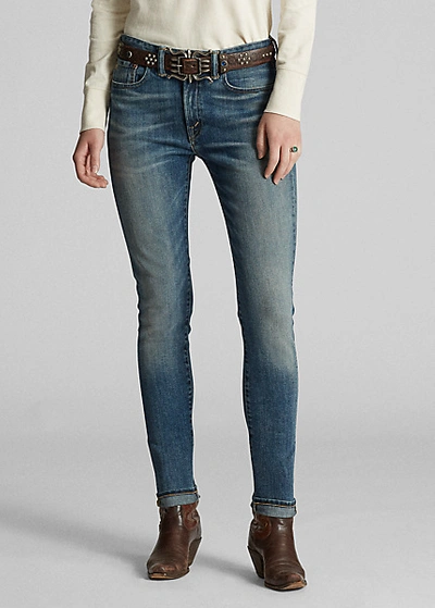 Double Rl Skinny Stretch Jean In Anderson Wash