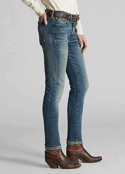 Double Rl Skinny Stretch Jean In Anderson Wash