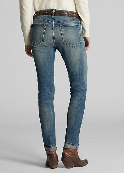 Double Rl Skinny Stretch Jean In Anderson Wash