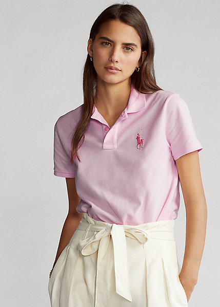 pink ralph lauren polo shirt