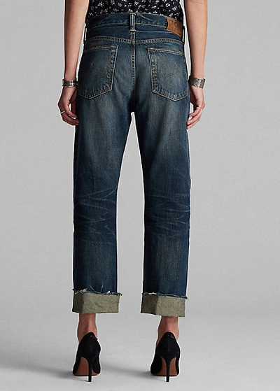 Double Rl Boy Fit Straight Jean In Danni Wash
