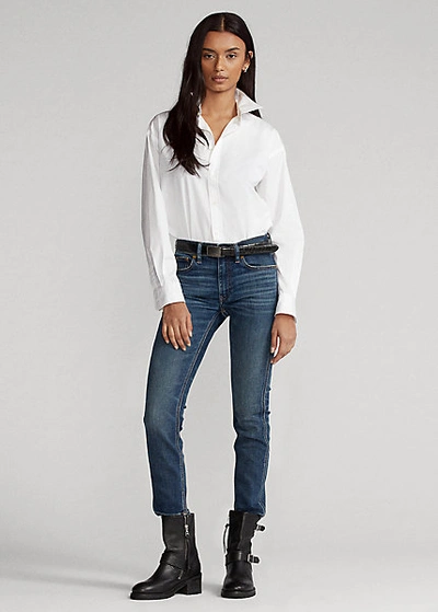 Ralph Lauren Tompkins Skinny Crop Jean In Dark Indigo | ModeSens