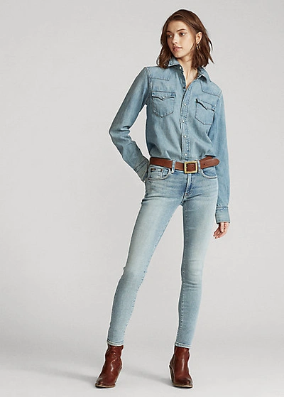 Ralph Lauren Tompkins Skinny Jean In Light Indigo | ModeSens