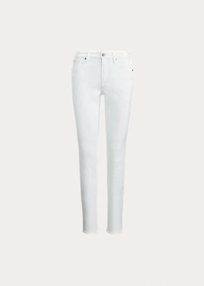 Shop Ralph Lauren 160 Slim Jean In Rinsed White