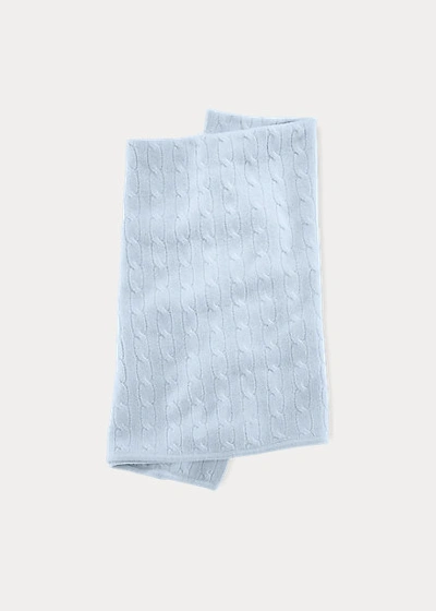 Ralph Lauren Cashmere Baby Blanket In Light Grey Heather | ModeSens