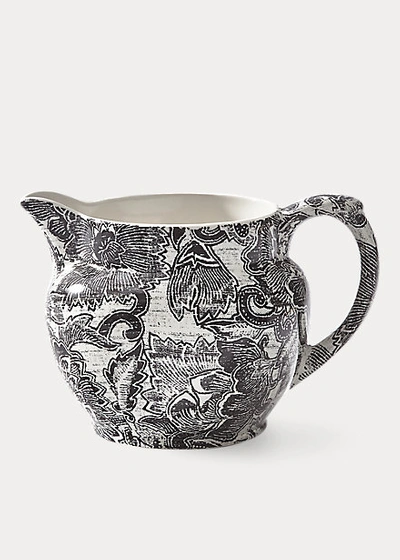 Shop Ralph Lauren Faded Peony Dutch Creamer In Black