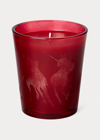 Shop Ralph Lauren Ruby Garrett Candle In Red