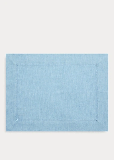 Shop Ralph Lauren Tenley Place Mat In Light Blue